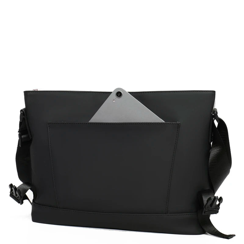 Fashion trend simple atmosphere high-density waterproof fabric casual business men's shoulder handbag crossbody bag masculinity