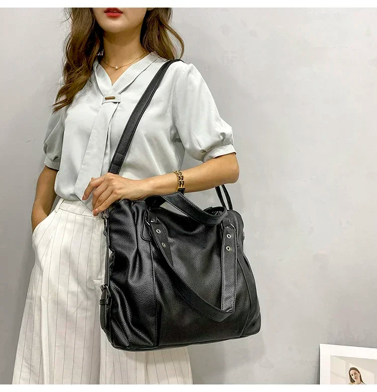 Female Hobo Handbag Large Capacity Shoulder Bags Big Stylsih Tote Bag Ladies Soft Leather Hobos Messenger Bags Women Shopper Bag