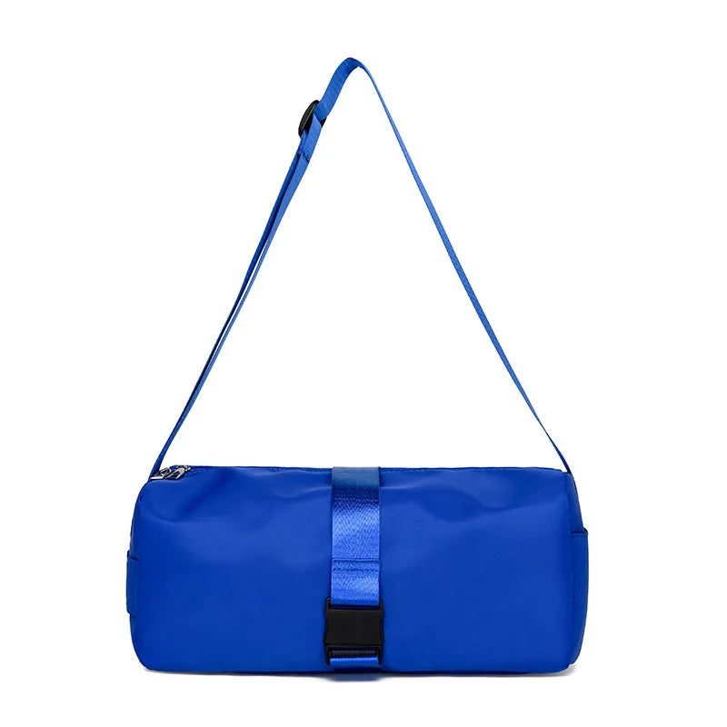 New Fashion Gym Bags Women Sports Fitness Bag Women's High Capacity Simple Solid Color Outdoor Sport Leisure Shoulder Toast Bag