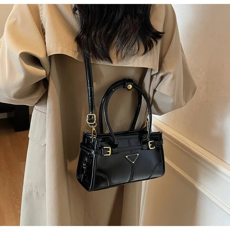 New Model In 2025 Underarm Comfortable Charming Graceful Retro Popular Maillard Style Exquisite Shopping Bag