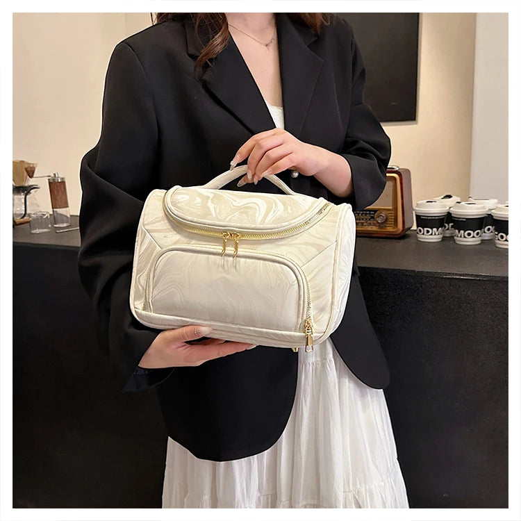 2025 New Luxury Portable Makeup Bag Cosmetics Storage Cases Large Capacity Organizer Travel Toiletry Wash Bag Multifunction Bags