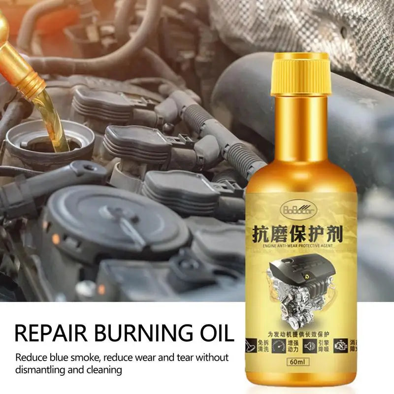 Engine Oil Additive 60ml Restore Protect Automotive Engine Anti-Wear Noise Reduction Protective Agent Suitable For SUV Engines