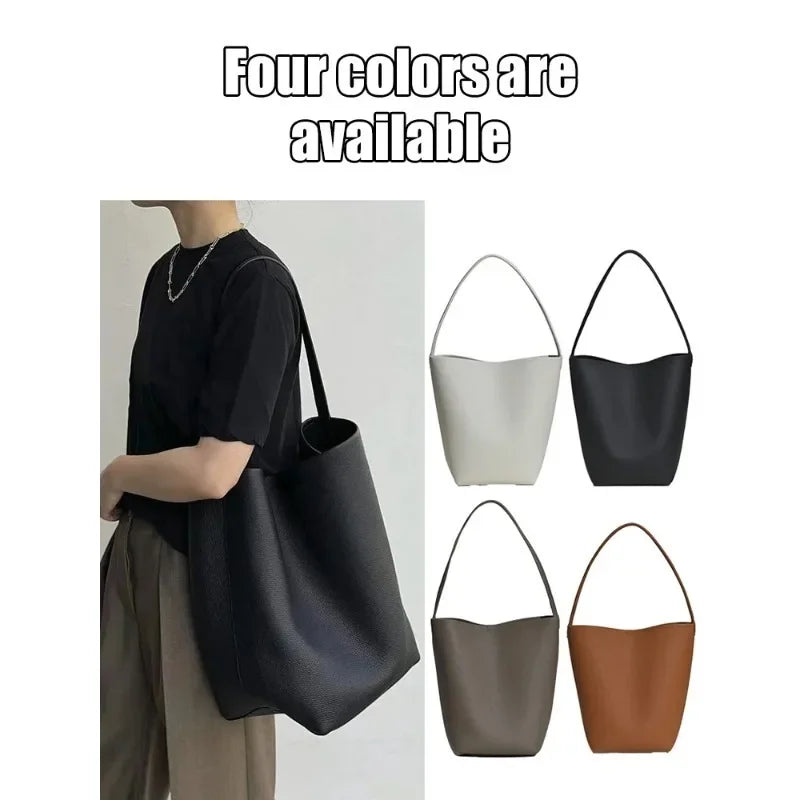 Large Capacity Women's Satchel Simple Fashion Sling Shoulder Tote Bag Shopping Outdoor Storage Shopping Bag Furniture Supplies