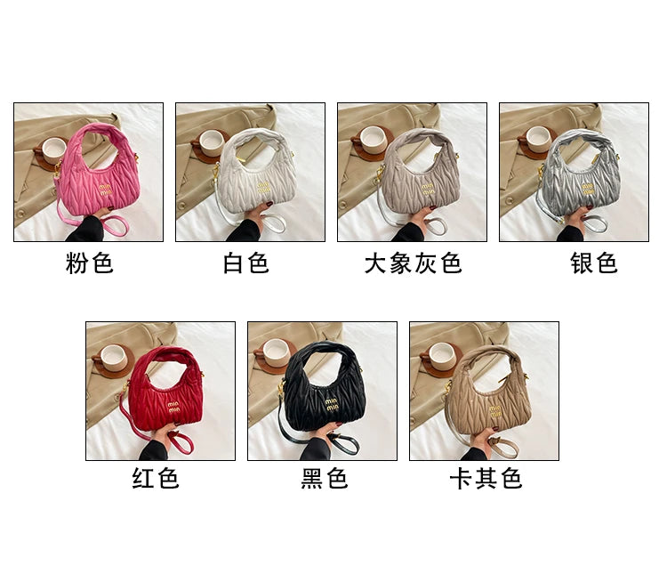 Luxury Brand Elegant Leather Messenger Bag For Ladies, Crossbody Shoulder Function Famous Designer Handbag