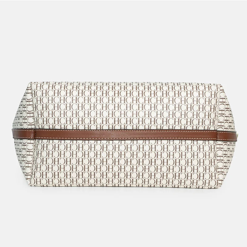 CHCH Women's Tote Bag Summer New Large Leisure Personalized Bag Retro Capacity Mother and Child Wallet