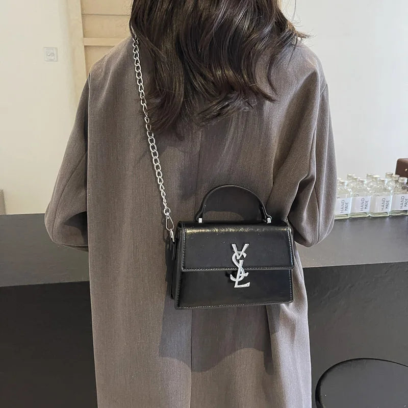 Designer style bag - 2025 hit product - Retro high-end evening bag Classic and versatile chain strap crossbody small square bag