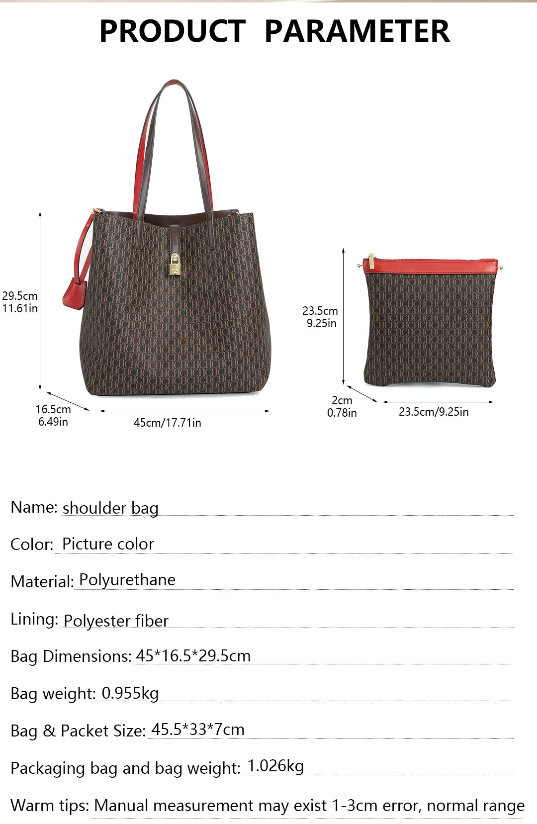 CHCH Women's Tote Bag Summer New Large Leisure Personalized Bag Retro Capacity Mother and Child Wallet