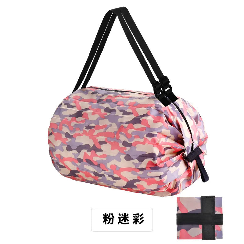 Women Shopper Bag Japanese Large Folding Tote Bag Travel Organizer Eco Shopping Bags Lady Market Bag Mujer Foldable Pouch Bolsos