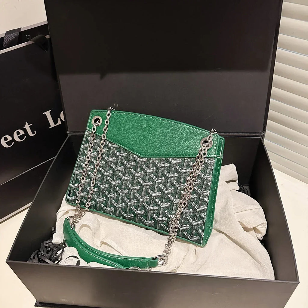 2025 Luxury Leather Women's Crossbody Commuter Bag - Classic Brand Design, Large Capacity for Work/Office + Free Shipping