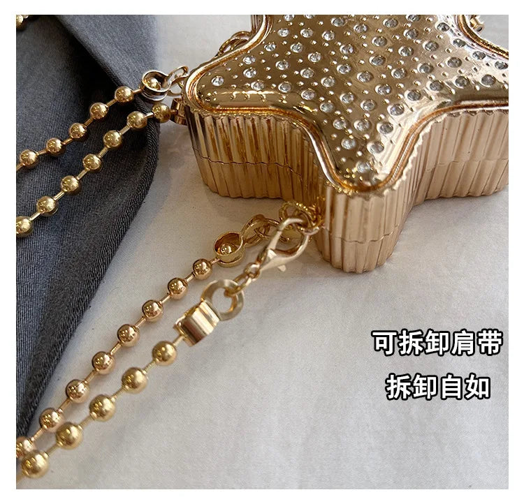 Premium Niche Mini Box Bag - 2025 Women's Star Design, Chain Shoulder & Messenger Style