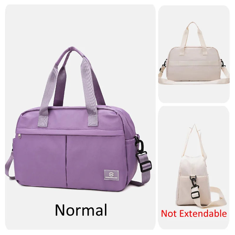 Extendable Travel Handbag Large Multi-layer Duffle Bag Travelling Luggage Storage Pack Bags Weekend Flight Carry On Handbag