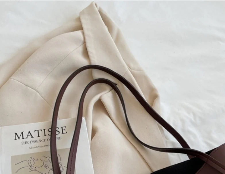 Large Capacity Shoulder Bag Trendy Pu Leather Tote Bags Solid Color Ladies Handbag Women's Fashion Underarm bags