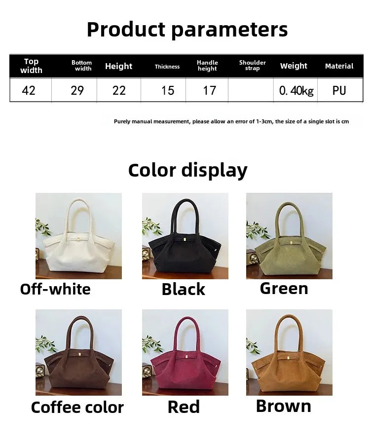 Fashion Large Capacity Tote Bag 2025 New Concise Versatile High Quality Women's Shoulder Bags Trend Commute Underarm Women's Bag