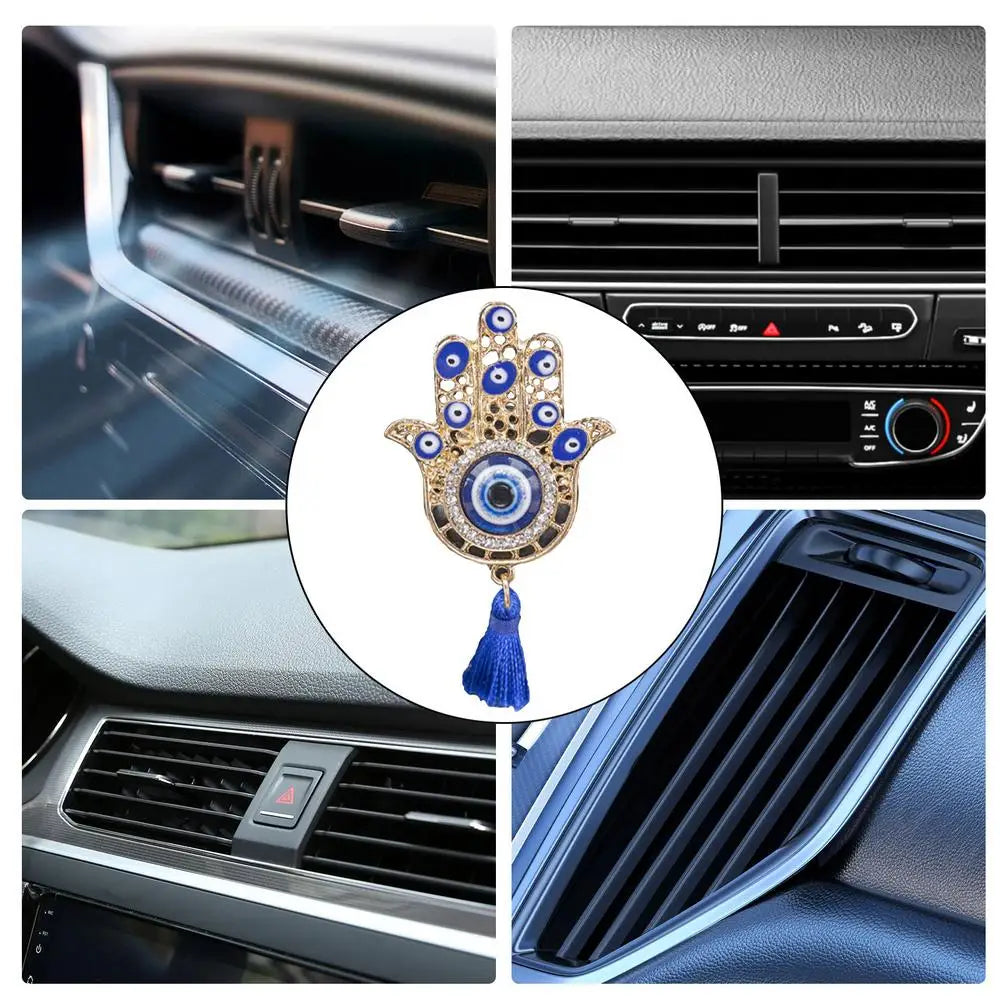 Aromatherapy Diffuser Vent Clip Devil's Eye Auto Air Vent Air Freshener Clip Mysterious And Fashionable Interior Decor