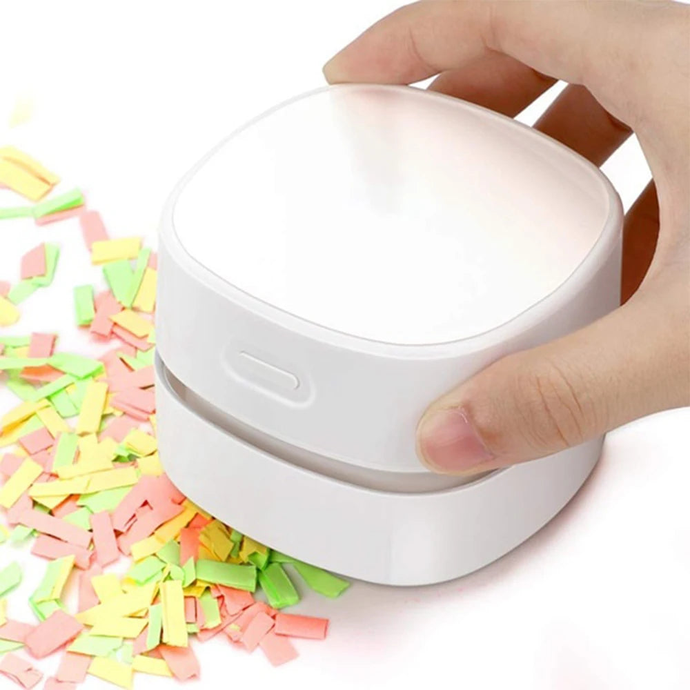 Portable Mini Desk Vacuum Cleaner Mini Vacuum For Desk Table Dust Catcher Car For Home Office Table Sweeper Desktop Cleaner