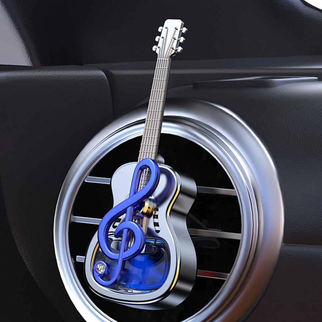 Car Aromatherapys Clip Guitar Shape Freshener Vent Mount Fragrances Diffuser Perfumes Scent Diffuser Dispenser Car Interior Deco