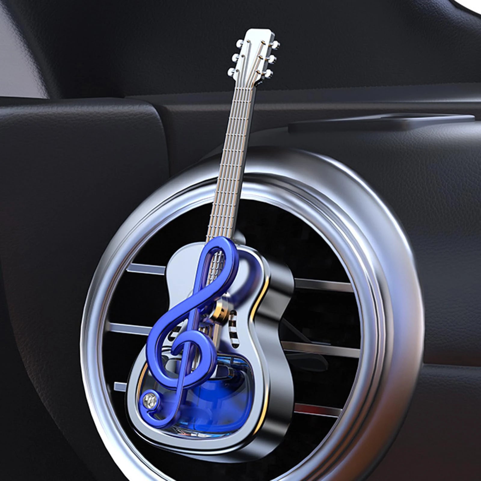 Car Aromatherapys Clip Guitar Shape Freshener Vent Mount Fragrances Diffuser Perfumes Scent Diffuser Dispenser Car Interior Deco