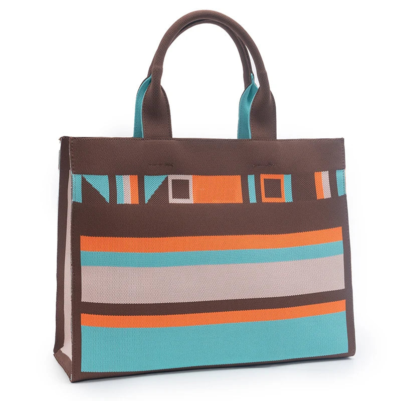 Luxury Brand Designed Women's Bag with Multi-color Splicing High-quality Handbag Exquisite Retro Multifunctional Shoulder Bag