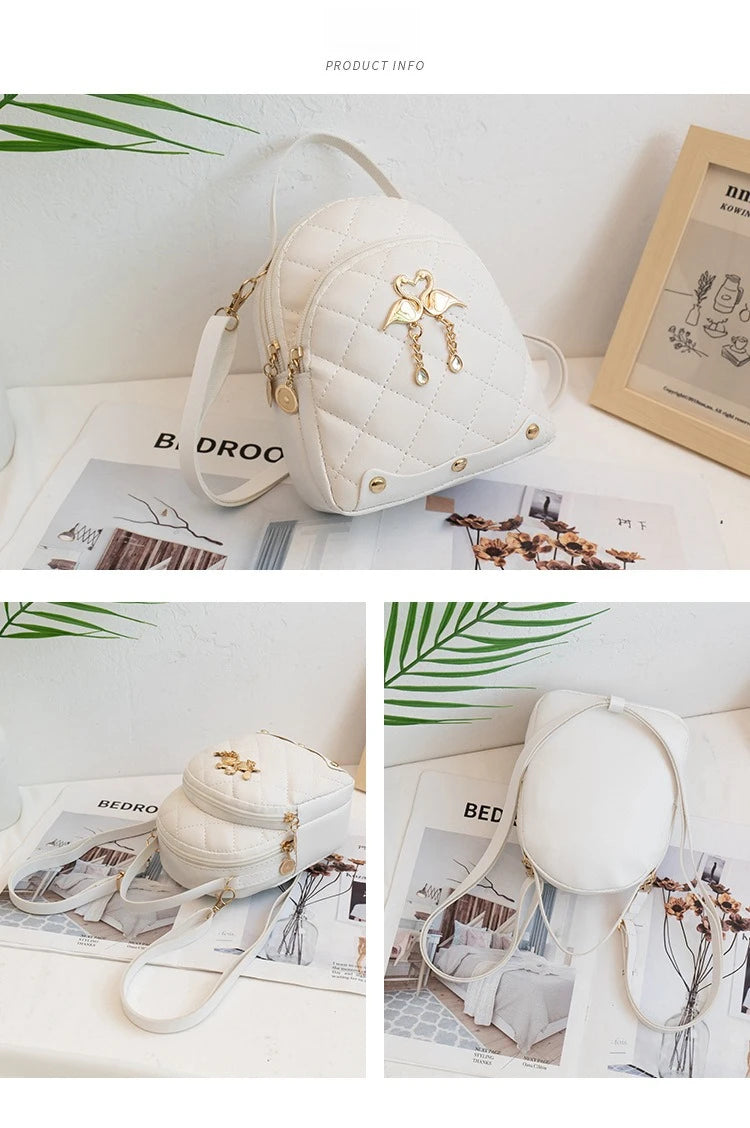 Women's Bags 2021 Fashion Backpack for Students Embroidered Small Backpack New Style