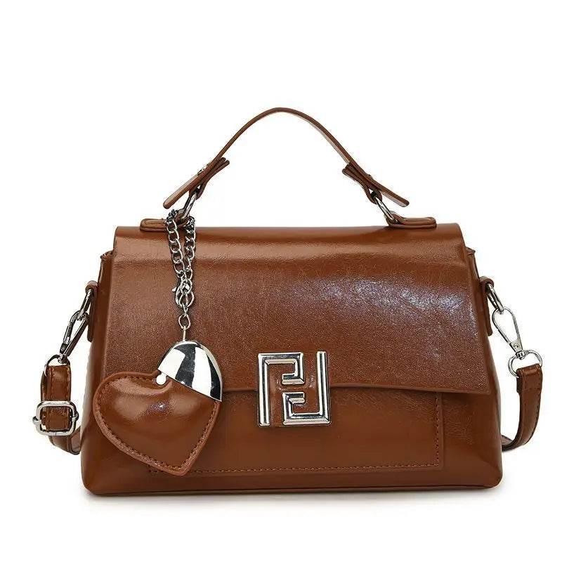 New Women's Handbag Mini Square Bag Commuter Single Shoulder Pink Polyester Casual Style Fashion Element Sewing Line