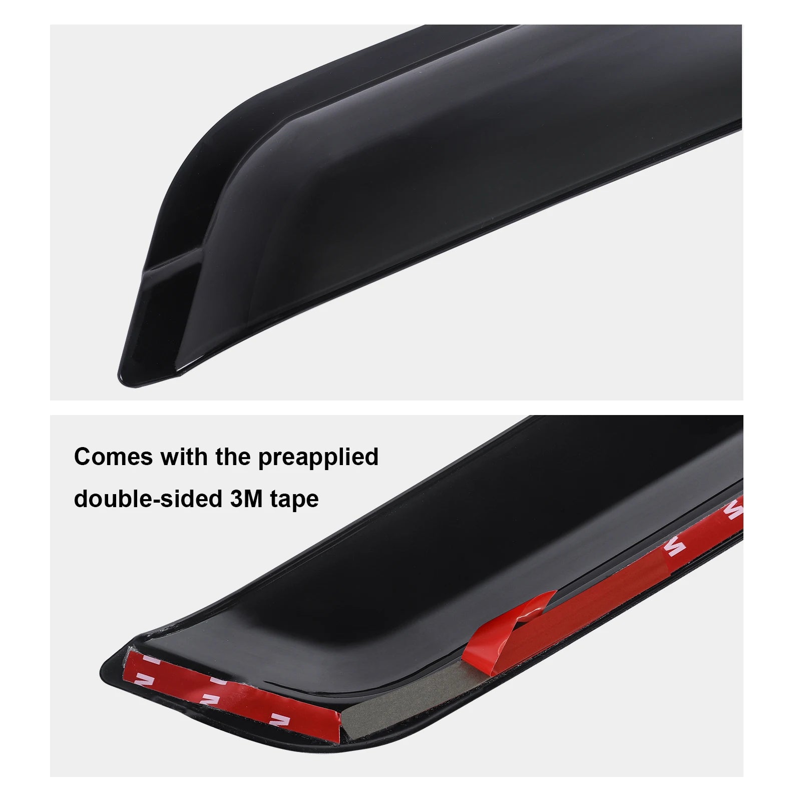 Sun Rain Guard Window Dflectors Window Visor  for Ford Ranger Raptor Next Gen 2023 2024 Double Cabin Model Weather Shield  4PCS