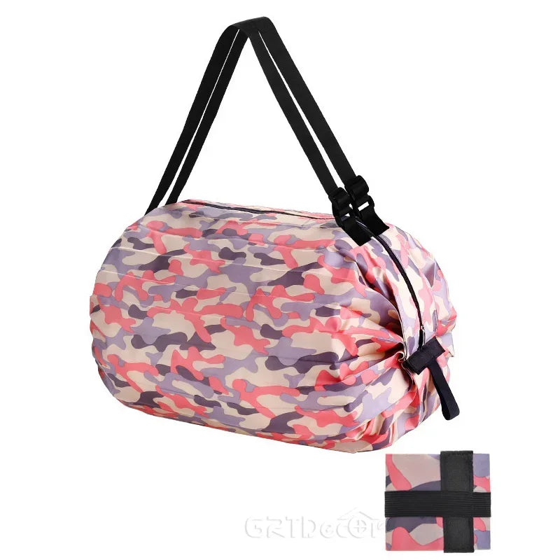 Women Shopper Bag Japanese Large Folding Tote Bag Travel Organizer Eco Shopping Bags Lady Market Bag Mujer Foldable Pouch Bolsos