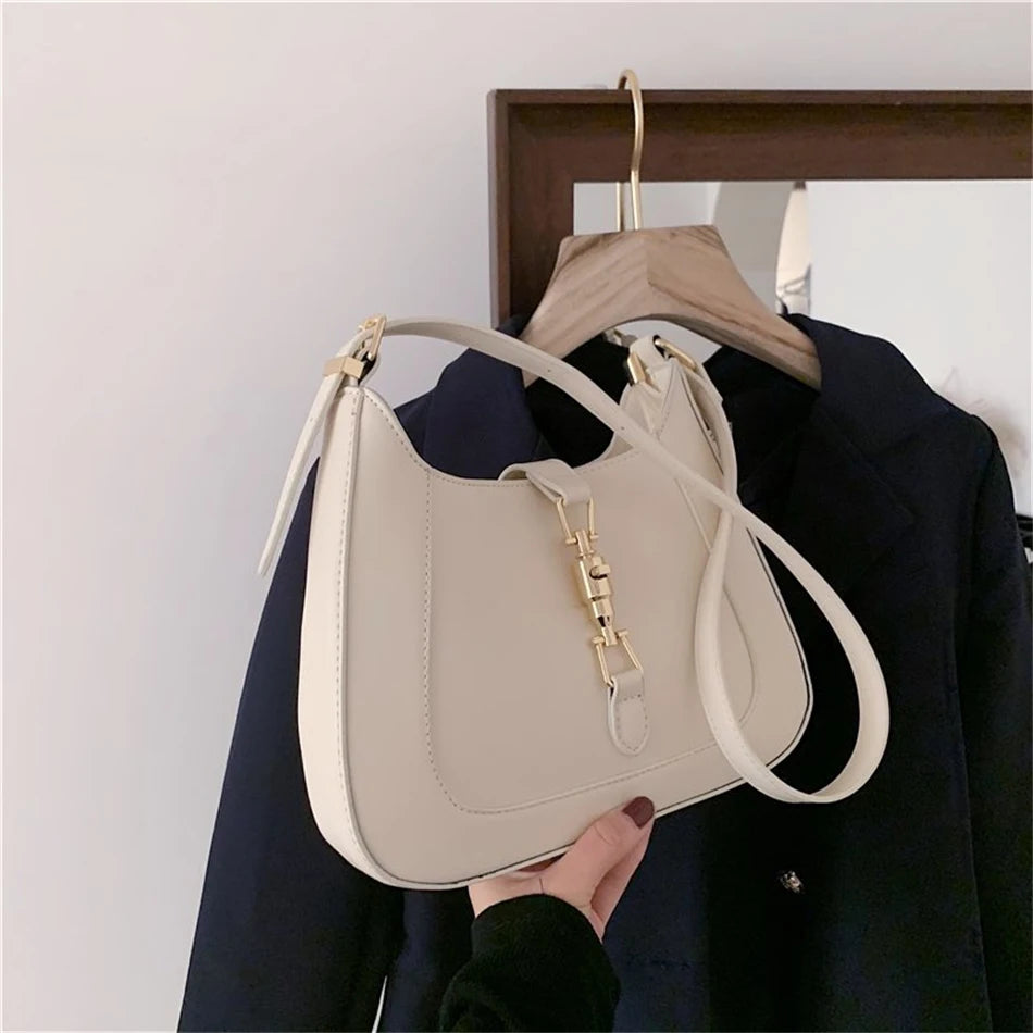 Luxury Brand Purses and Handbag Top End Quality Designer Leather Shoulder Crossbody Bag for Women 2022 Fashion Underarm Girl Sac