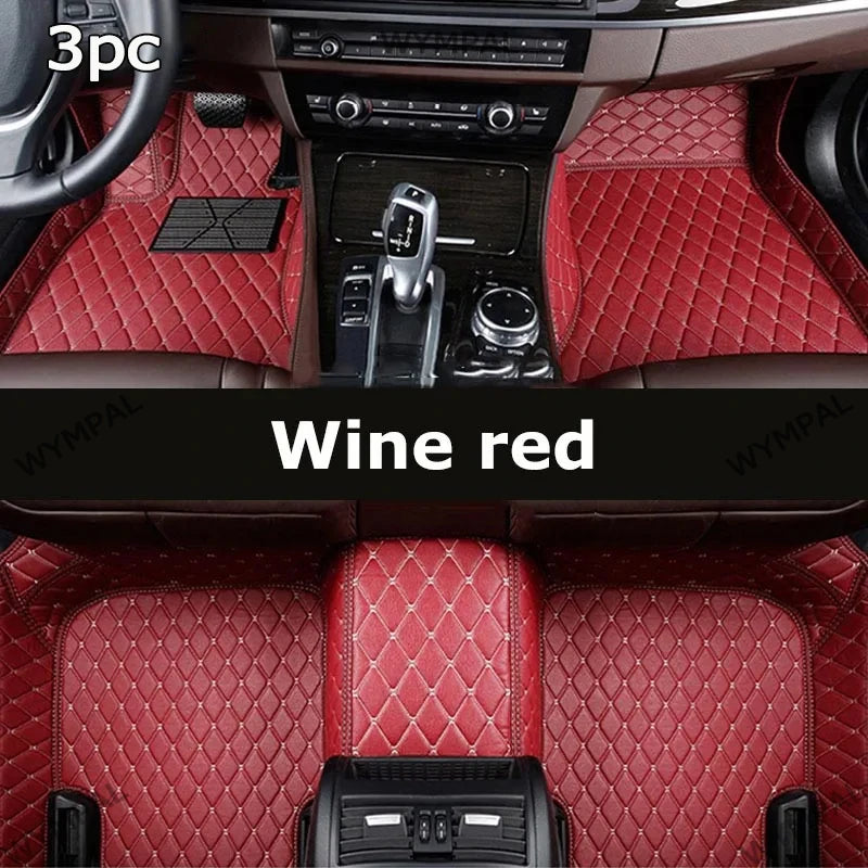 Car Floor Mats For Ford Fiesta Mk6 Mark VI Mk7 WS WT WZ 2009~2016 Anti-dirt Pads Car Carpet Non-slip Auto Rug Car Accessories