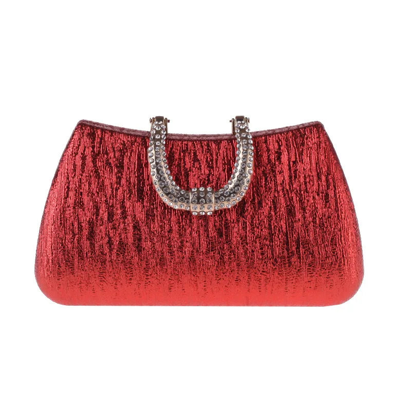 2024 Evening Clutch Luxury Women Gold Shoulder Bags Fashion  Chain Handbag Dinner Handbag Wedding Cocktail Party Coin Purse