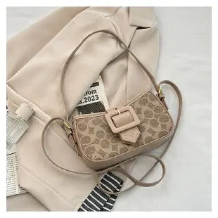 The High-end Underarm Baguette Bag 2025 New Style, Featuring A Star-studded Single-shoulder Bag with A Unique Hand-carry Design