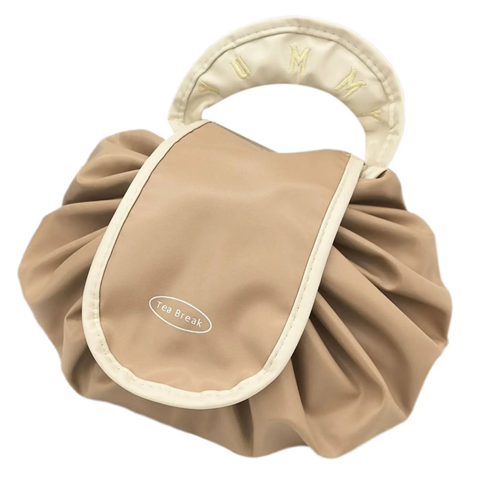 Portable Makeup Bag for Daily Use Fashion Women Large Capacity Travel Toiletry Bags Ladies Drawstring Cosmetic Storage Pouch