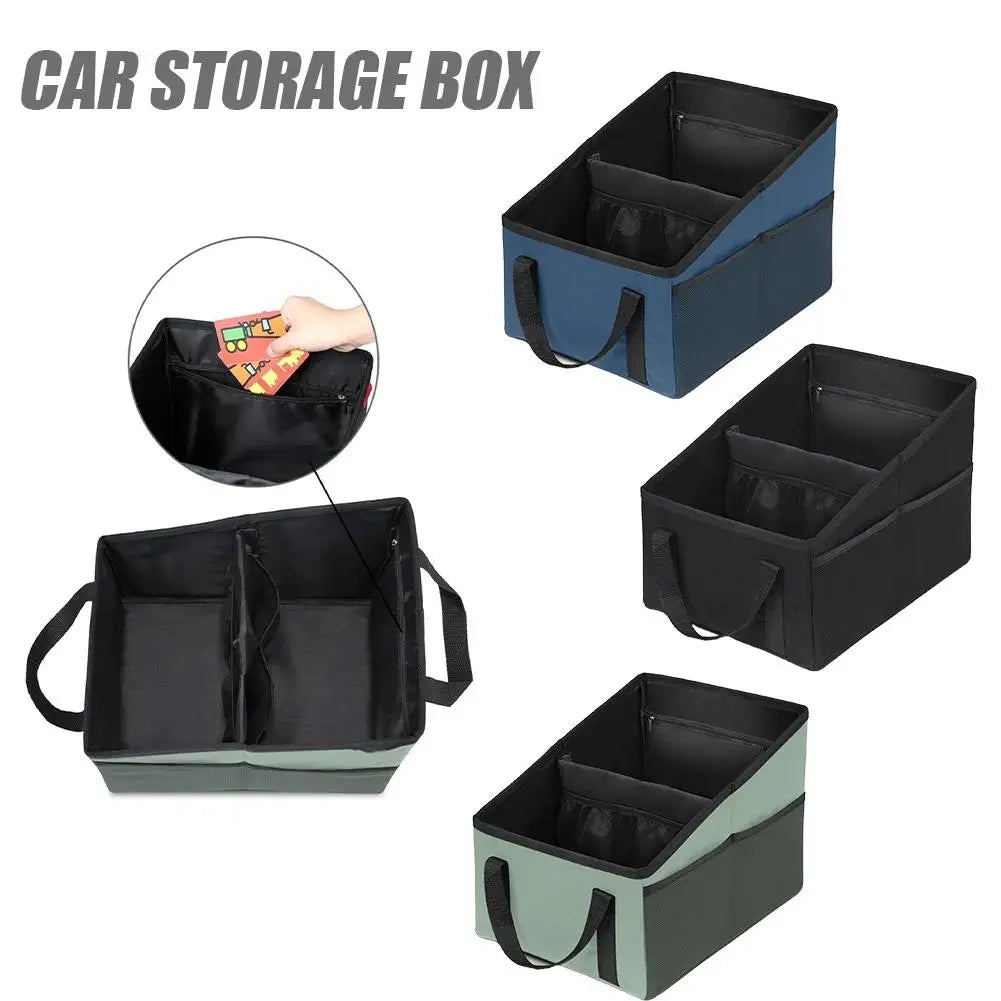 Car Seat Organizer, Foldable Car Storage Organizer Rear Seat Large Storage Bag  For Car SUV Truck Truck Travel Accessories