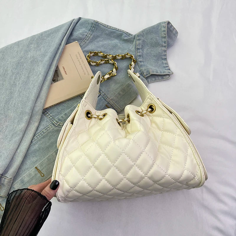 Luxury Vintage Crossbody Bag 2025, Women's Designer Inspired Leather Tote, Elegant Monogram Shoulder Purse, Chic & Timeless