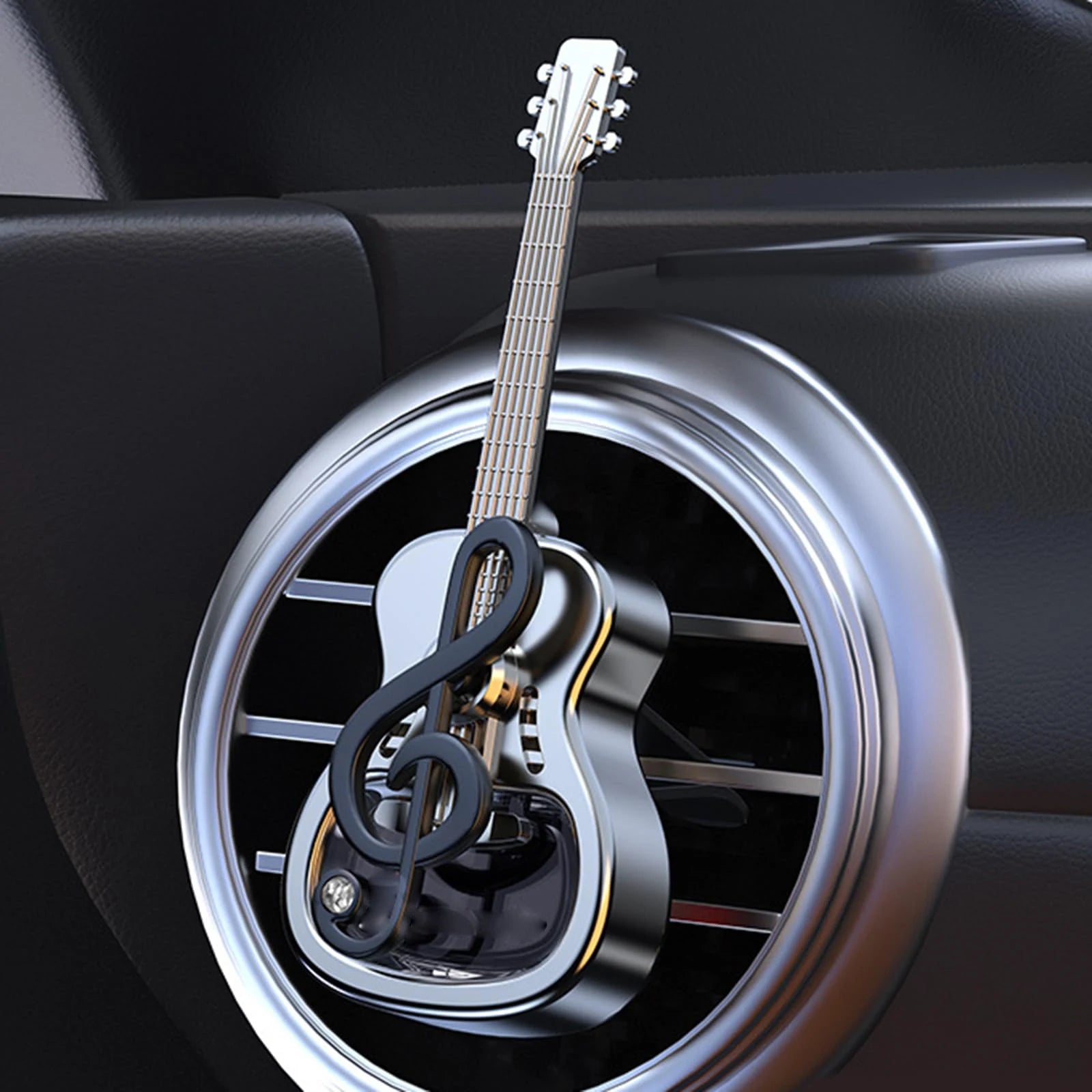 Car Aromatherapys Clip Guitar Shape Freshener Vent Mount Fragrances Diffuser Perfumes Scent Diffuser Dispenser Car Interior Deco