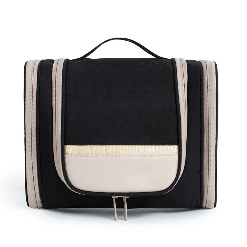 Fully Expanded Cosmetic Bag Makeup Pouch Make Up Box Toiletry Bag For Women Travel Essentials Storage Organizer Necessaire Bag