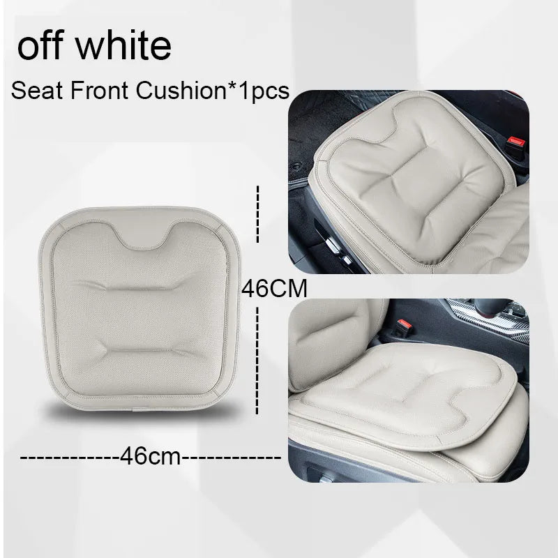 Leather Car Seat Covers Four Season Universal Breathable Ventilated Seat Covers Car Backrest Cushion Automotive Interior Supplie