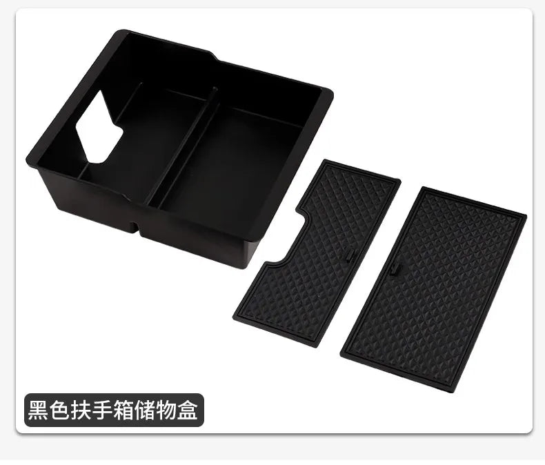 Hidden Storage Box For Great Wall GWM Haval H9 II 2024 2025 2nd Gen Car Center Console Armrest Box Layered Organized Container