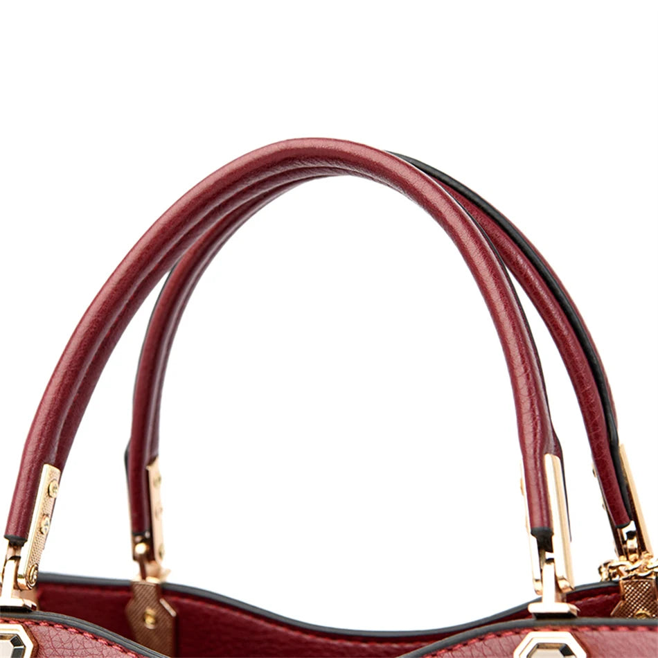 Luxury Soft Leather Handbag Women's Bag 2022 Trend Designer 3 Layers Shoulder Crossbody Sac Ladies Large Capacity Messenger Tote