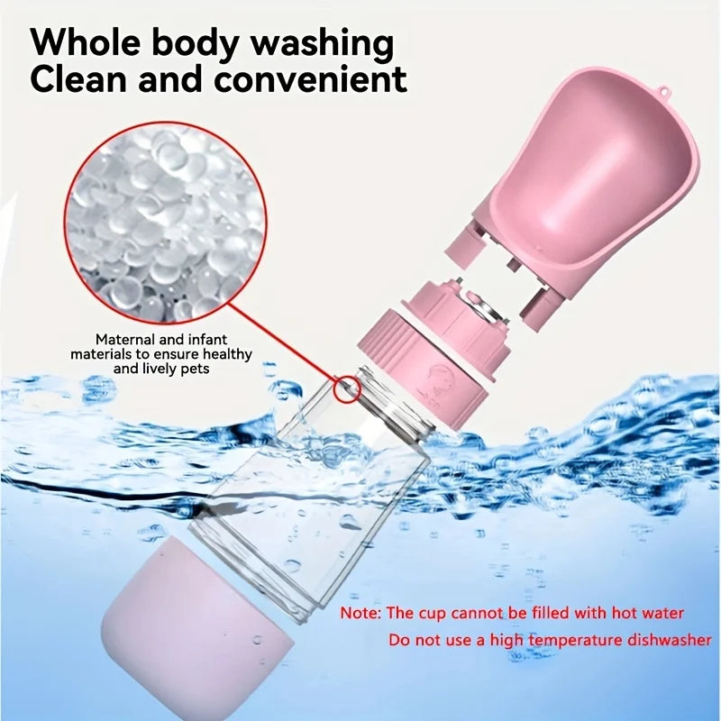 Portable Dog Water Bottle and Bowl Dispenser - Keep Your Pet Hydrated on the Go, Dog Outdoor Water Cup