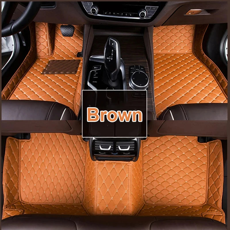Car Floor Mats For Ford Fiesta Mk6 Mark VI Mk7 WS WT WZ 2009~2016 Anti-dirt Pads Car Carpet Non-slip Auto Rug Car Accessories