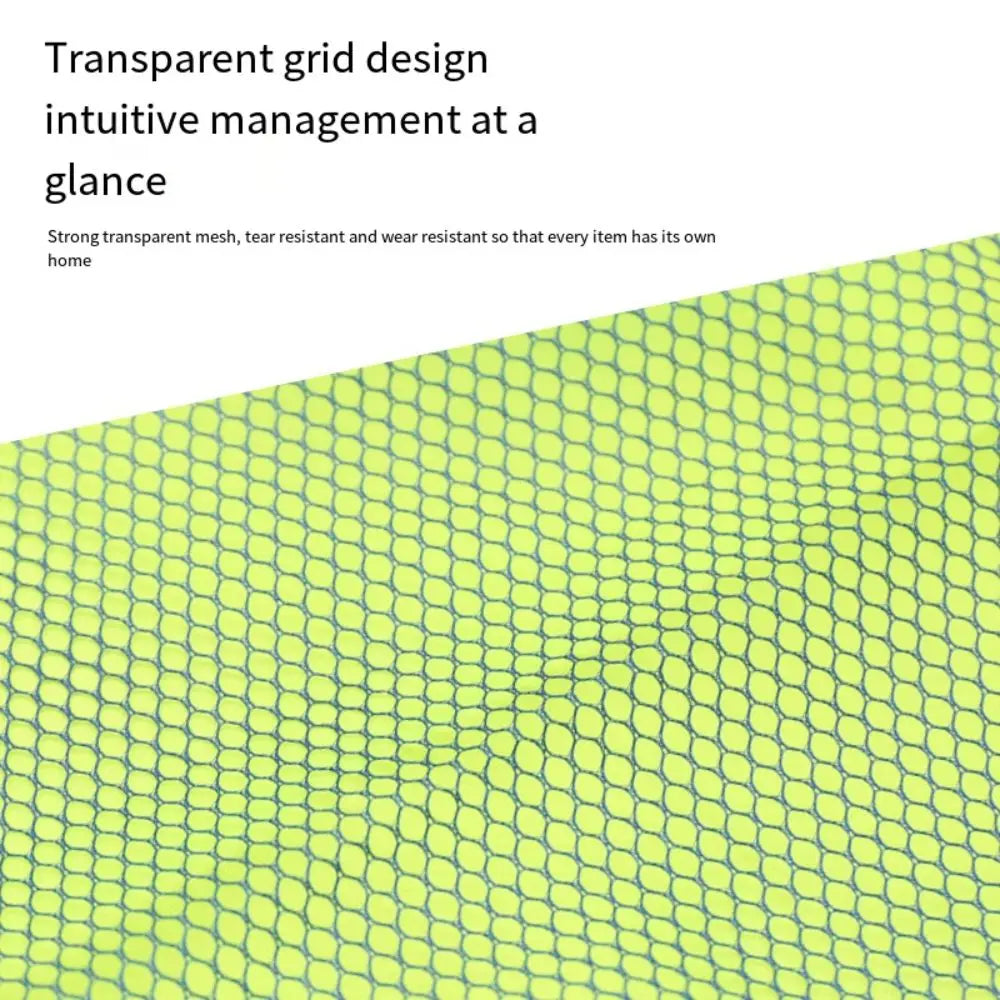 Waterproof Bags Large Capacity Beach Bag Foldable Portable Mesh Storage Bag Breathable Adjustable Clasp Swimming Backpack Travel