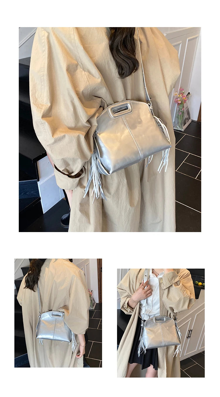 Fashionable Crossbody-Bag In Genuine Leather For Ladies, Classic Shoulder Bag By Famous Designer, Elegant Handbags