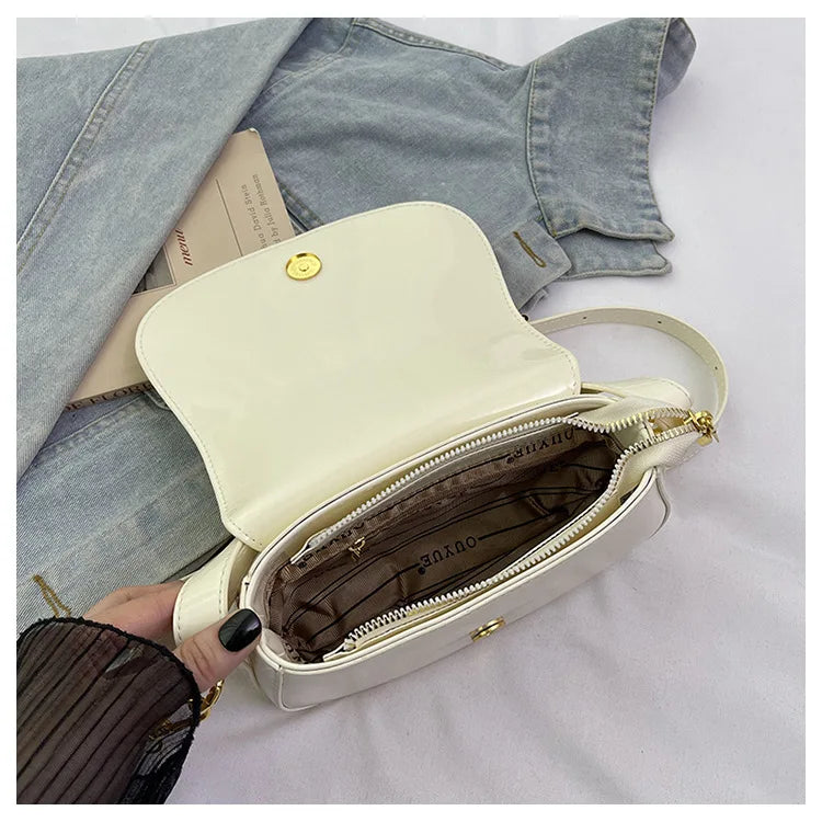 Luxury Small Batch Designer Tote Bag Women Versatile Crossbody Shoulder Bag High Quality Leatherlike Casual Daypack Minimalist