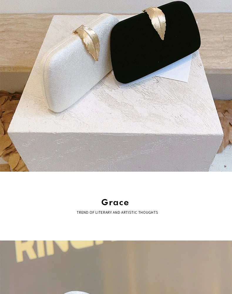 Evening Clutch for Women Fashion Formal Dinner HandBag Bridesmaid Wedding Clutch Luxury Shoulder Chain bag Cocktail Party Purse