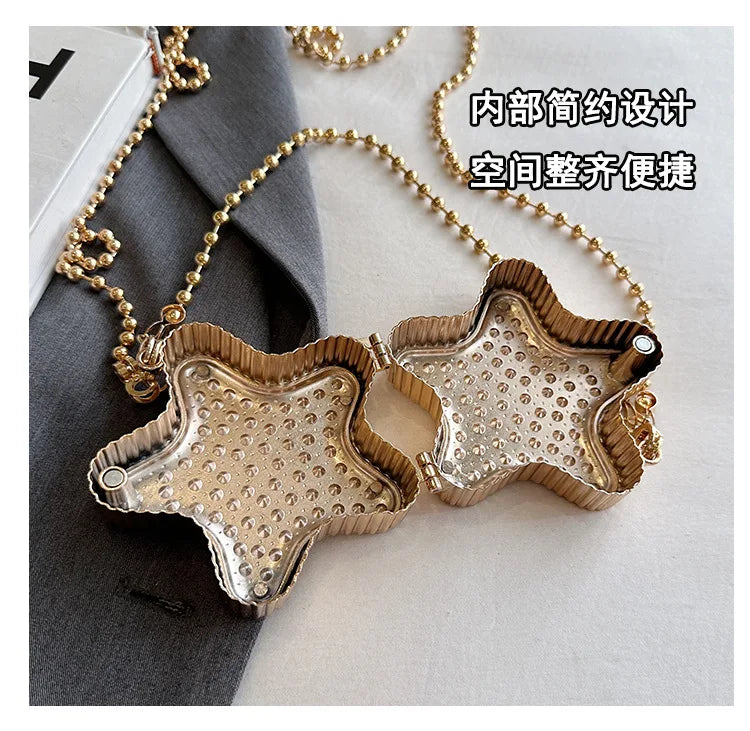 Premium Niche Mini Box Bag - 2025 Women's Star Design, Chain Shoulder & Messenger Style