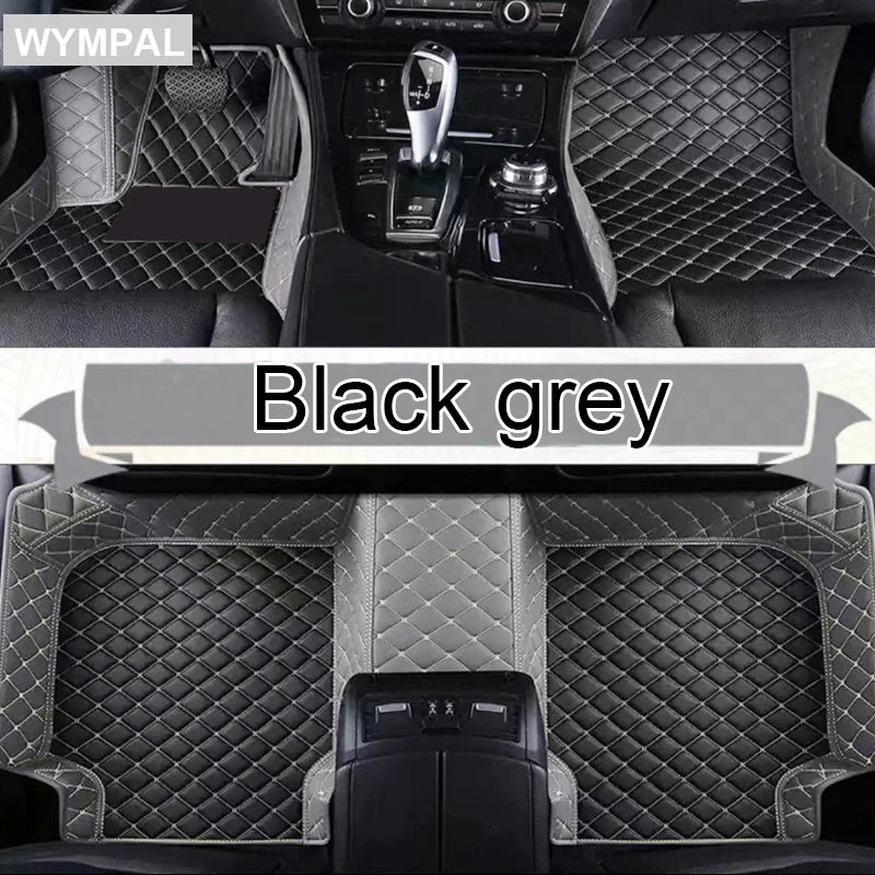 Custom Car Floor Mat for Audi A6 C7 Sedan sportback Allroad Avant 2007 2008 2009 2010 2012 2013 2014 2015 2016 2017 2018 styling