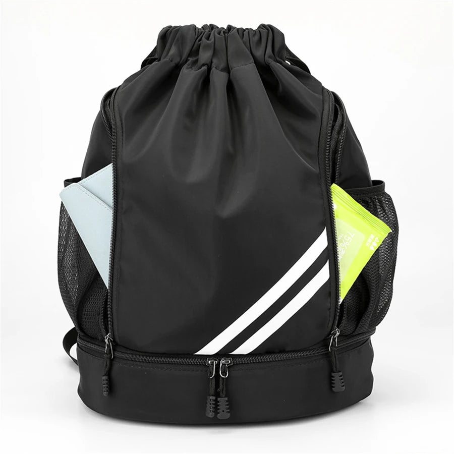 Fitness Gym Bag Backpack Women Men Basketball Backpack Outdoor Soccer Football Storage Bags Training Drawstring Sports Knapsack