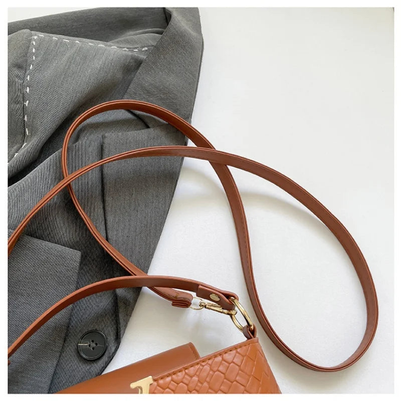 Luxury Women's Tote Bag, Chic V Shaped Stylish Pu Leather Bucket Bag, Top Cover Handbag Women Shoulder Crossbody Bags for Woman