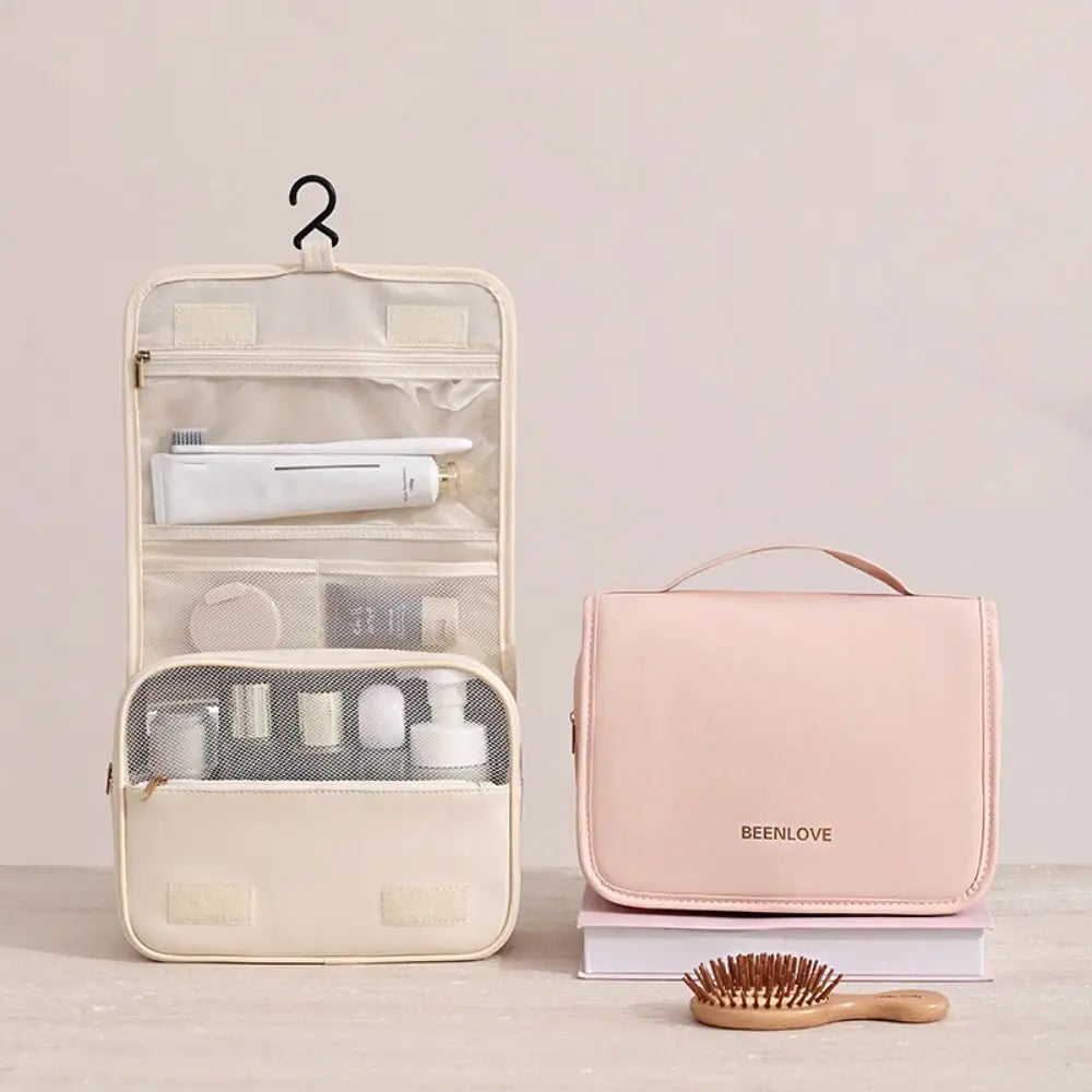 Clutch Bag Nylon Makeup Bag Waterproof Multifunctional Large Cosmetic Bag Large Capacity Skincare Storage Dust-proof Storage Bag