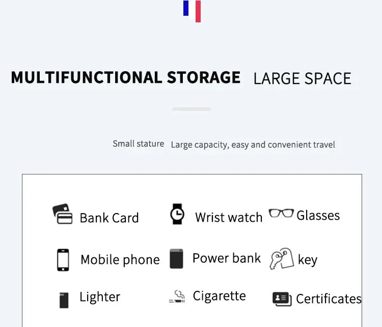 New Men's Large Capacity Mobile Phone Belt Bag Multi functional Waterproof Belt Waist Bag